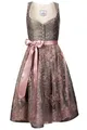 Edelnice Trachtenmode Exklusives Designer Midi Dirndl Claire mit Knopfleiste inkl. Dirndlschürze Gr. 32-54 (DE/NL/SE/PL, Numerisch, 38, Regular, Regular)