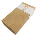 Feuerfest 123 - Schamottstein NF2-40 [250x124x40 mm] - Für Kaminöfen, Öfen & Grills - Backofenstein 1.350 °C hitzebeständig - Lebensmittelecht für Pizzaofen - Schamotte Speichersteine