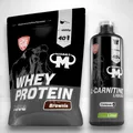 Mammut Whey Protein 1000g Wheyprotein Molke + Mammut L Carnitin Liquid 1000ml