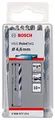 Bosch Professional 10 Stück HSS Spiralbohrer PointTeQ (für Metall, 4,6 x 47 x 80 mm, Zubehör Bohrschrauber)
