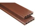 Konsta WPC Terrassendiele Primera Hohlkammerprofil braun glatt 4000 x 145 x 26 m