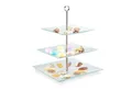 relaxdays Etagere 3 Etage, Glas