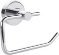 WC-Rollenhalter tesa® SMOOZ, ohne Deckel, verchromt, ohne Bohren, inkl. Klebelösung, starker Halt, B 140 x T 50 x H 100 mm 138699