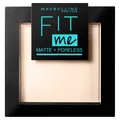 Maybelline Fit Me Matte + Poreless Puder prasowany - 105 NATURAL IVORY 9g