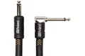 Roland Black-Serie 4,5 m Instrumentenkabel, gewinkelt/gerade, 6,3-mm-Klinke - RIC-B15A, schwarz
