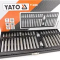YATO Torx Sechskant Vielzahn HEX Spline Steckschlüssel Satz S2 40tlg. YT-0400