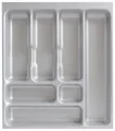 Besteckeinsatz NOBILIA-50 mit 7-Facheinteilung, B 409 x T 462 mm / Schubladen...