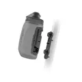 FIDLOCK TWIST bottle 450 + bike base – 450 ml Fahrrad Trinkflasche mit magnetischem Fahrrad-Flaschenhalter, ideal für Rennrad, MTB & Gravel, kompaktes Design, Farbe Smoke