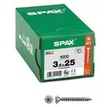 SPAX Universalschrauben T20 Senkkopf WIROX 1191010350255 3,5 mm x 25 mm, 1.000 St.