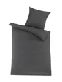 Optidream Bettwäsche Set Mikrofaser 135x200 Design geprägt Cube schwarz, Mikrofaser, 2 teilig, Sommer Geschenke Idee Frauen Männer weich sale Reißverschluss Partner
