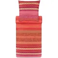 Bassetti Bettwäsche Monreal, Rot, Textil, Ornament, 200x200 cm, Textiles Vertrauen - Oeko-Tex®, pflegeleicht, bügelleicht, Schlaftextilien, Bettwäsche, Bettwäsche, Übergrößen-Bettwäsche