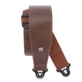 D'Addario Comfort Leder Auto Lock Gitarrengurt, Braun