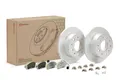 BREMBO Bremsensatz, Scheibenbremse KT 10 004 für CITROËN  passend für FIAT