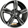 Borbet T10 matt black polished 8x18 ET40 - LK5/114.3 ML72.5 Alufelge schwarz