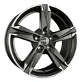 1x BORBET DESIGN T10 matt black polished 8.0Jx18 5x114.3 ET40