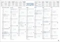 Tafelkalender A4 2026 | Kalender | Loseblatt-Ausgabe | 2 S. | Deutsch | 2026