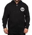 Sullen Clothing Kapuzenjacke Classic BOH Zip Hoodie Badge of Honor Totenkopf, Größe:3XL