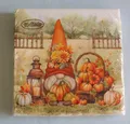 20 Servietten Herbst ZWERG Kürbisse 1 Packung OVP Motivservietten Wichtel gnom