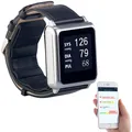 Medizinische Blutdruck-Armbanduhr mit Pumpe, E-Ink, Bluetooth & App