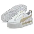 PUMA MAYZE LTH WN'S Sneaker mit Plateau-Sohle, herausnehmbare Innensohle weiß 40,5 EU