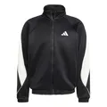 adidas Herren Stadium Tracktop Sweatshirt, Black/Off White, XL