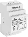 Poppstar Hutschienen-Netzteil P-60-12- 24V DC 2,5 A 60 W (Input 100-240 V AC 50/60 Hz) DIN Rail Netzteil 24 V Trafo für Hutschienen 52,5 * 90 * 58mm