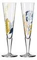 Ritzenhoff GOLDNACHT CHAMPUS 2er Set Champagnerglas #33 & #34  C. Lorenzo WA