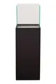 VIVANNO Windlicht-Säule Kerzenständer Deko-Laterne Candela Schwarz Matt 80 cm hoch