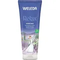 WELEDA Bio Relax Duschgel vegan - Naturkosmetik Aroma Shower Duschseife für Frauen & Männer mit Lavendel / Bergamotte Duft, Natürliche Hautpflege Dusche zur Reinigung von Gesicht & Körper (1x 200ml)
