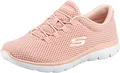 Skechers Damen Summits 12985 Turnschuhe, Rose Mesh/ White Trim, 38 EU