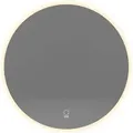 HOME DELUXE - LED-Spiegel SILA - 60 cm - Rund - 3 verschiedene Lichtfarben - Antibeschlagssystem - 38 Watt Gesamtleistung I Wandspiegel Badspiegel ... - Weiß