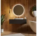HOME DELUXE LED-Lichtspiegel Rund SILA - Ø60~100cm, Dimmbar & Antibeschlagsystem, LED Wandspiegel ohne Rahmen