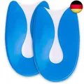 2 Paare Gel Fersenschutz gegen Druckschmerz bei Fersensporn Fersenkissen U Form
