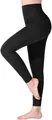 Leggings Damen High Waist - Blickdicht Leggins mit Bauchkontrolle für Sport Yoga