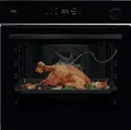 AEG TR7PB63ZSB  Einbaubackofen, 60 cm breit, 72 L, Pyrolyse, WLAN, SteamCrisp,