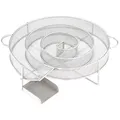 vidaXL Räucherofen, Kaltrauchgenerator Rund 19,5 cm Edelstahl
