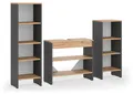 Badmöbel-Set Vicco Karli Anthrazit/Goldkraft Eiche 3 Teile, Model 60707