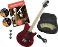 Top Tr. Red E-Gitarre mit großem Zubehörset ideal für Einsteiger in die Musik
