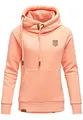 REPUBLIX Damen Kapuzenpullover Sweatjacke Pullover Hoodie Sweatshirt RD-001 Corall XXL