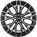 Carmani 20 Ludwig black polish 7.5x17 ET47 - LK5/112 ML66.6 Felge Alu