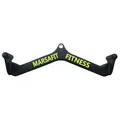 MARSAFIT Home Gym Fitness Rowing T-bar V-bar Pulley Cable Machine Attachments Bicep Curl Tricep Lat pulldown Bar Back Strength Training Handle Grips Lat Pull Down Bar Press Down Exercises (Length 19")
