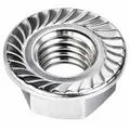 Sperrzahnmuttern M8 DIN 6923 | Rostfreier A2 V2A Edelstahl Inox | Edelstahlmu...