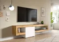 Home affaire Lowboard Zolder, Breite 190 cm, push-to-open, 1 Tür, 2 offene Fächer, TV-Board, TV-Möbel, Media-Möbel, Fernsehschrank