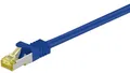 RJ45 patchkabel, CAT 6A S/FTP (PiMF), 500 MHz z CAT 7 kable surowym, Niebieski -