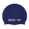 ARENA Classic Unisex Silikon-Badekappe, Schwimmkappe für Frauen und Männer, Badekappe mit Verstärktem Rand, Weiche und Strapazierfähige Schwimmkappe