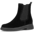 Gabor Chelseaboots, Blockabsatz, Businessschuh in Komfortweite G schwarz 42 EU (8 UK)