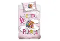 MTOnlinehandel Kinderbettwäsche Paw Patrol 100x135 + 40x60 cm, 100 % Baumwolle, Renforcé, 2 teilig, Dream Patrol Babybettwäsche in pink und rosa