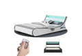 Juskys Polsterbett Valencia, 180 x 200 cm, Doppelbett mit Lattenrost, LED-Beleuchtung und Fernbedienung