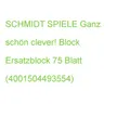 SCHMIDT_SP Block Ganz schön clever! Ersatzblock 75 Blatt (4001504493554)