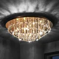 Lindby Deckenleuchte Deckenlampe Gillion Kronleuchter Kristall Lampe LED Ø 55cm